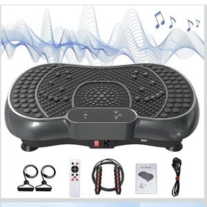 Black Vibration Exercise Platform